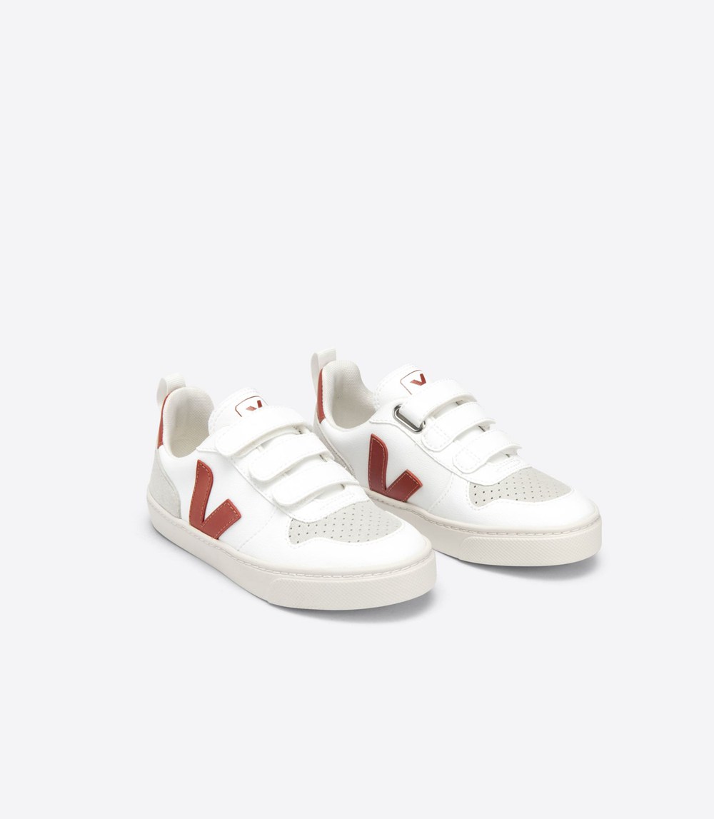 Veja Sneakers Barn - V-10 Velcro Cwl - Vita - 234861-OFL